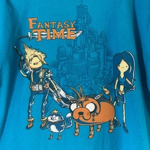 Final Fantasy & Adventure Time mashup tee